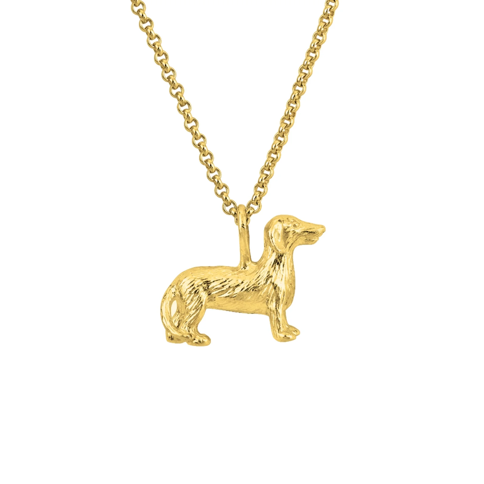 Dachshund Necklace (18ct Gold Plated)