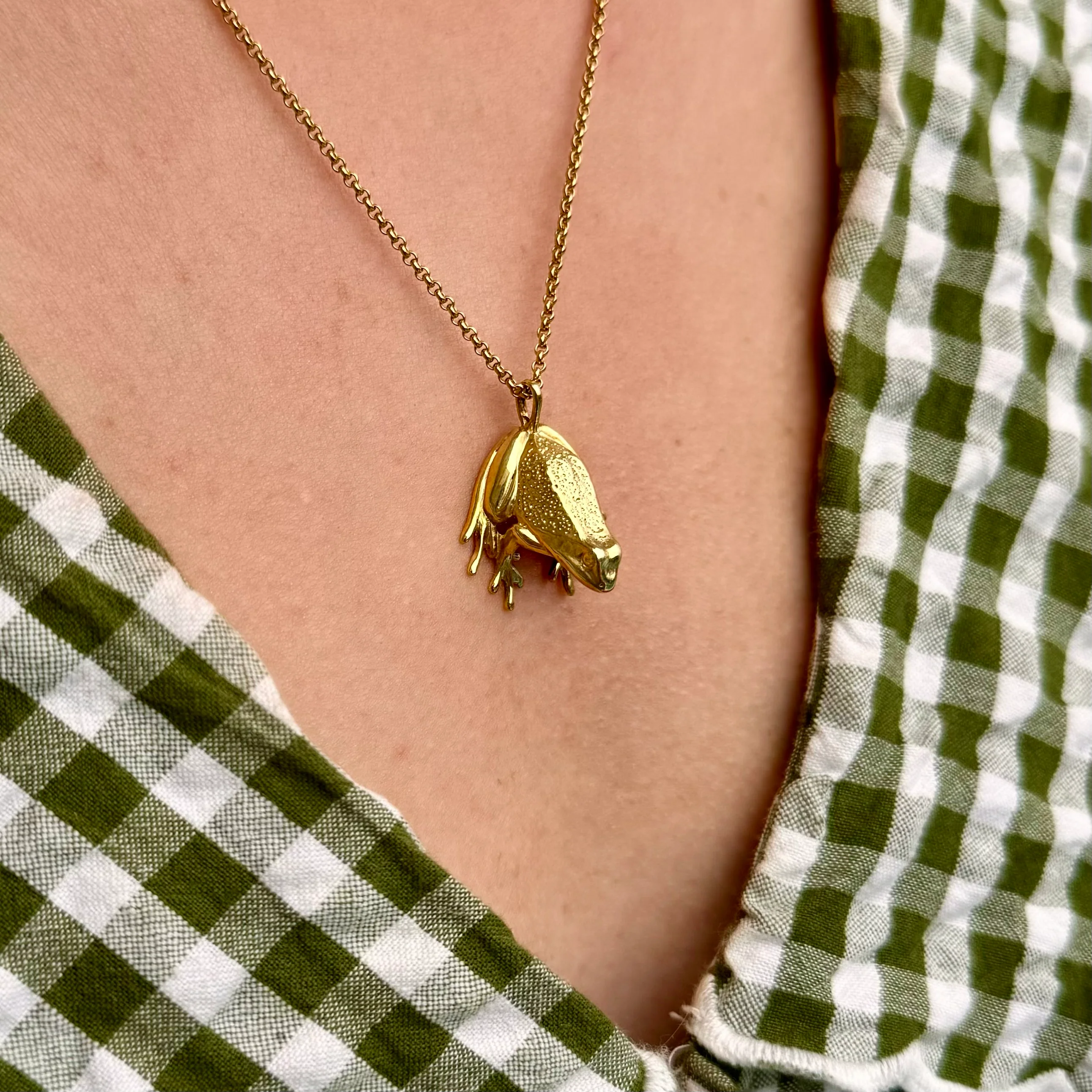 Frog Necklace (18ct Gold Plated) - Image 2