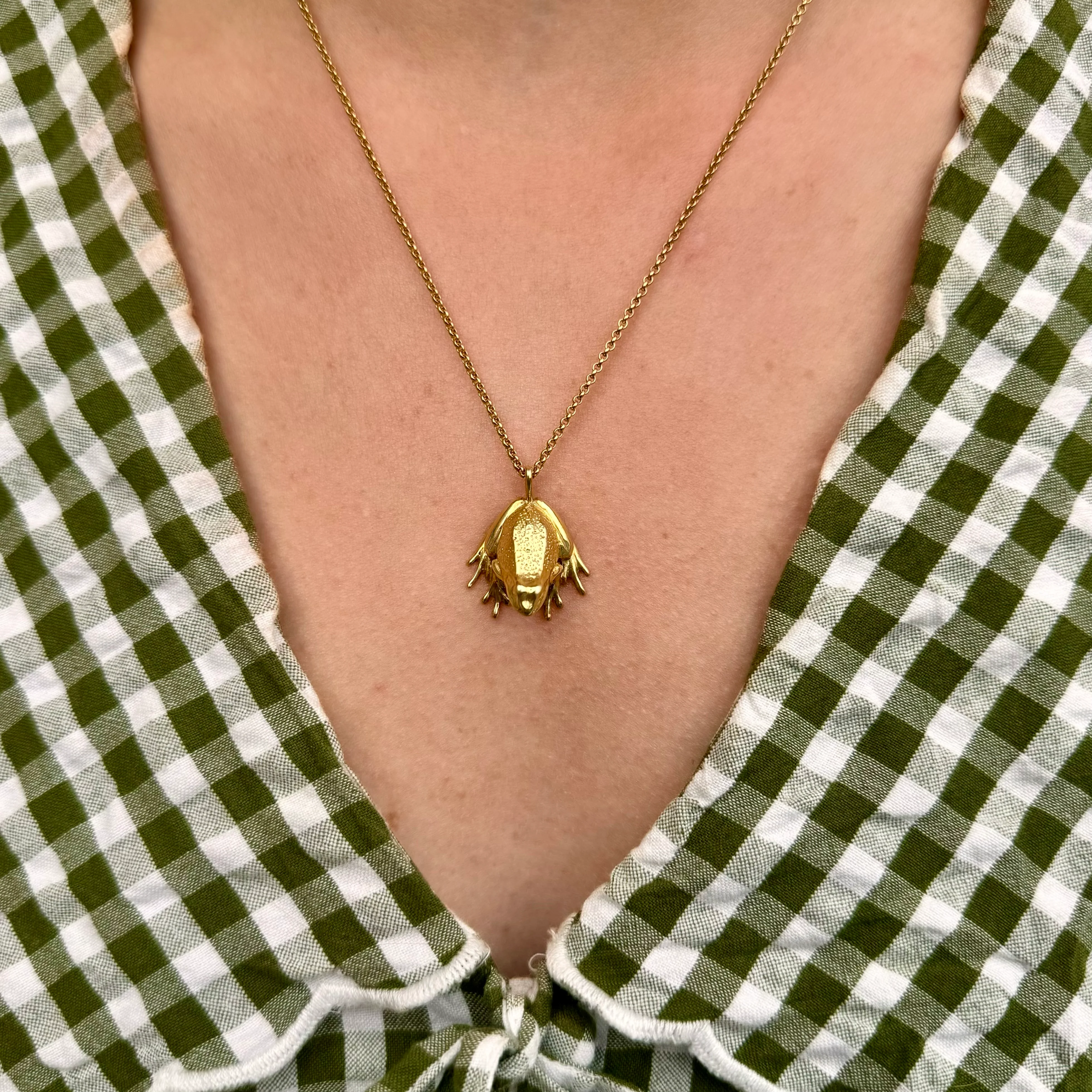 Frog Necklace (18ct Gold Plated) - Image 3