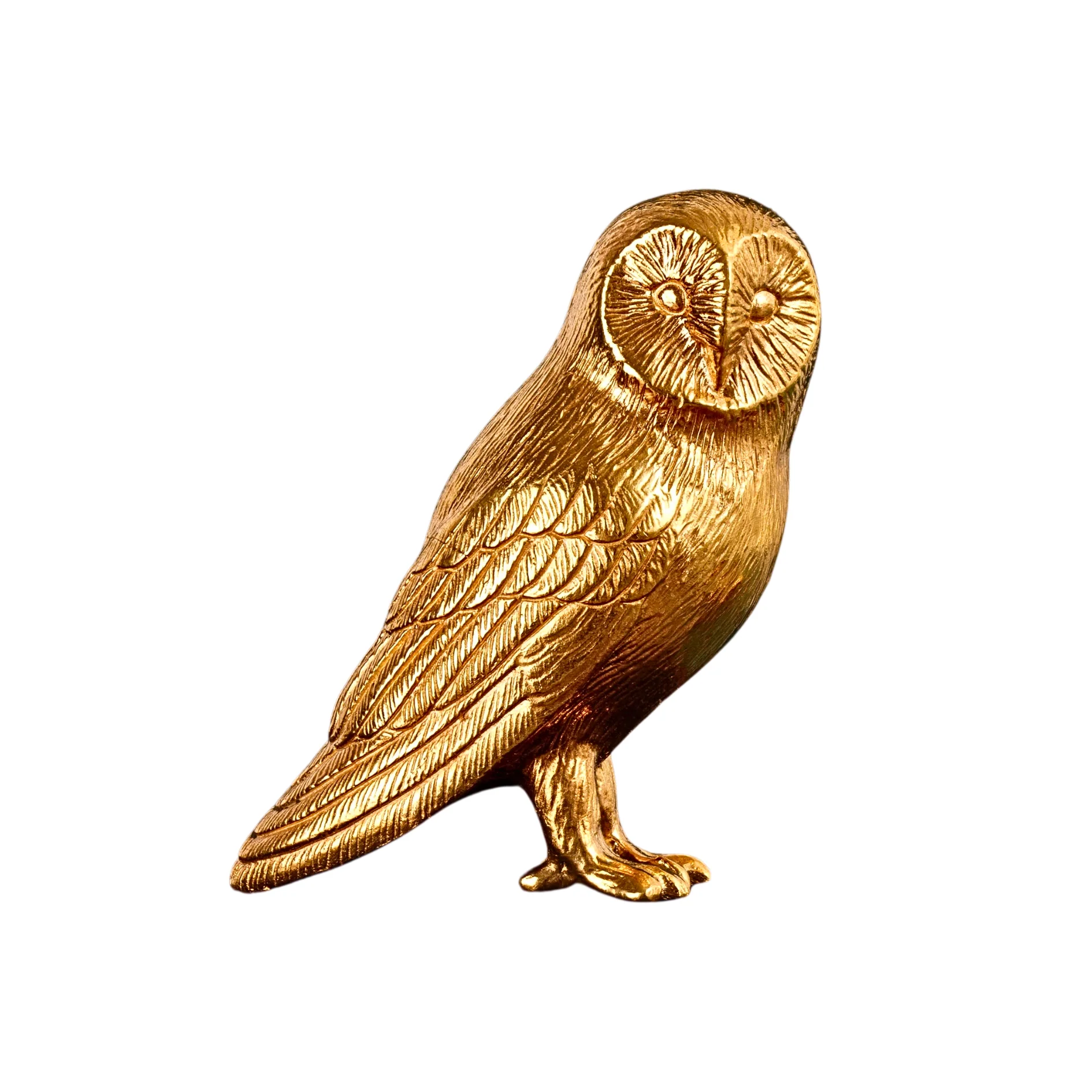 Owl Sculpture (18ct Gold Plated) - Image 2