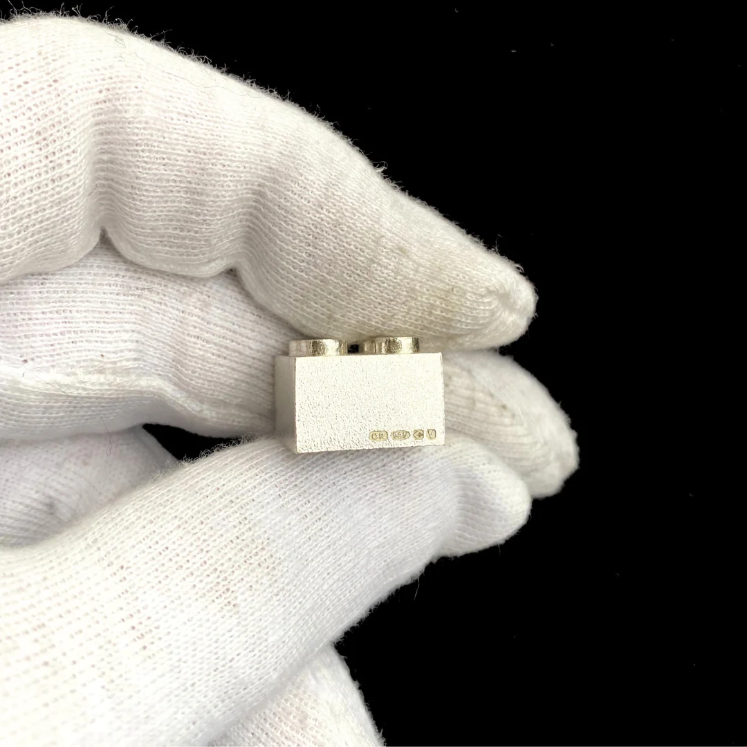 Sterling Silver Brick 2x2 - Image 3